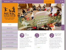 Tablet Screenshot of musictogether-pdx.com